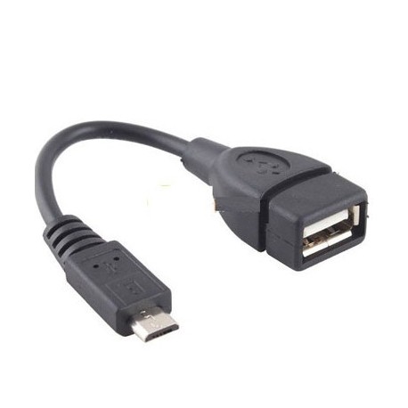 pivote Derritiendo Pantano Cable OTG Micro USB a USB Hembra para Cell y Tablet