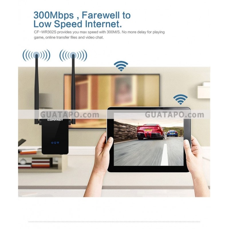 En Opaco seta Repetidor WiFi 802.11n 300 Mbps - Punto de Acceso
