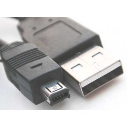 Cable USB a Mini USB 4 pin Hirose
