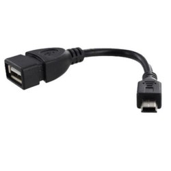 Adaptador Mini USB a USB Hembra