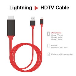 Cable Adaptador HDMI para iPad Mini, iPhone 5s 5 6 6s 7 Plus