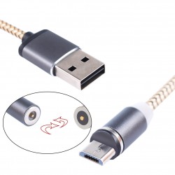 Cable Magnetico Micro USB a USB para Celulares y Tablet