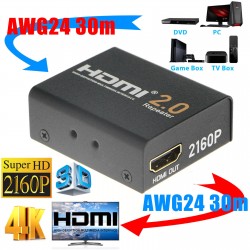 Repetidor HDMI Extension Booster Soporta 3D 2K 4K