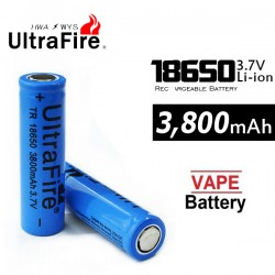 2 Pilas recargables Ultrafire 18650 - 3000mAh Envio España 24-48 horas